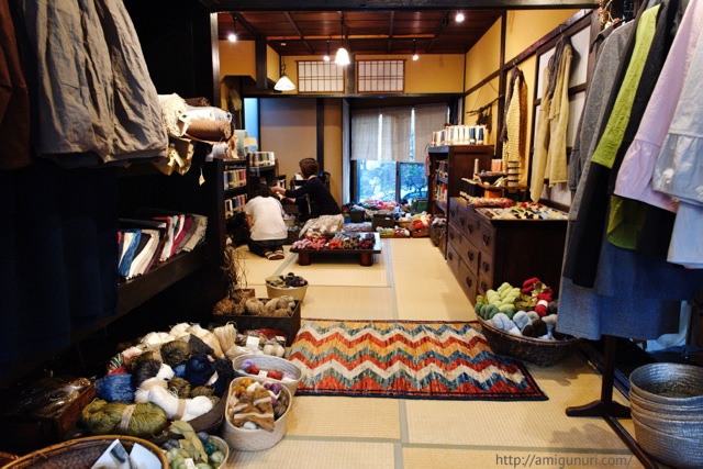 Los tatamis en Habu Textiles de Tokio
