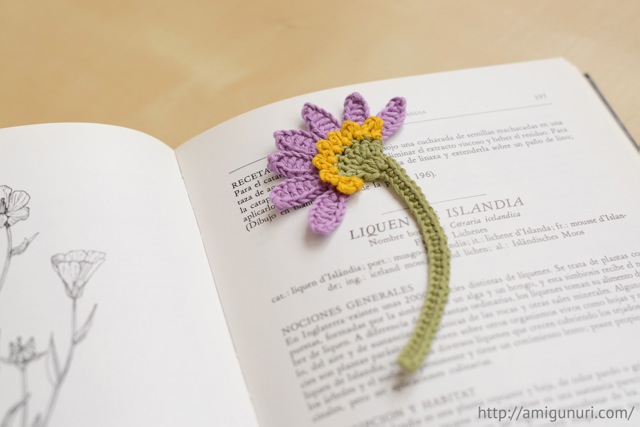 Flower Bookmark Amigunuri