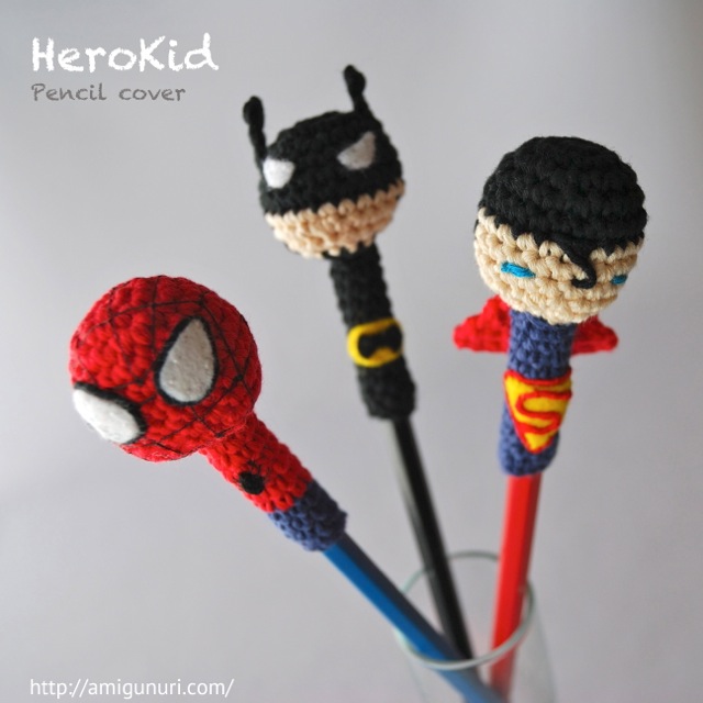 Amigunuris 'HeroKids' pencil covers