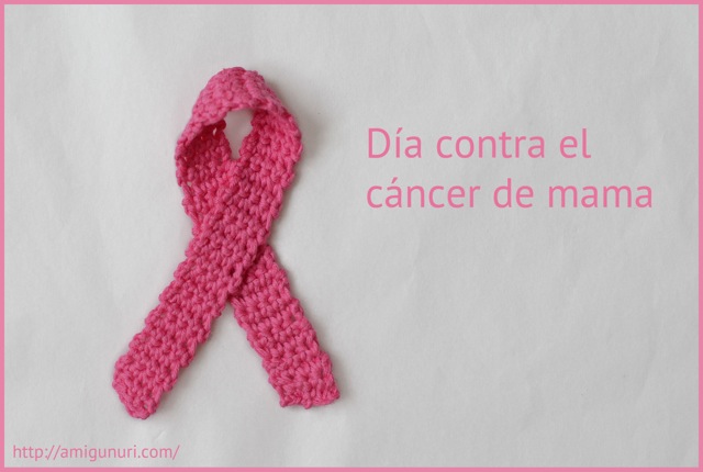 Un lazo rosa Amigunuri contra el cáncer de mama